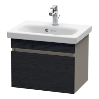 Duravit Waschtischunterschrank Com DuraStyle 50x36,8cm, Ei sw/Basalt matt, 1 Auszug
