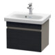 Duravit Waschtischunterschrank Com DuraStyle 50x36,8cm, Ei sw/Basalt matt, 1 Auszug-1