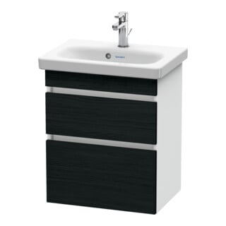 Duravit Waschtischunterschrank Com DuraStyle 50x36,8cm, Ei sw/we ma, 2 SchKa., wandhängend