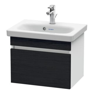 Duravit Waschtischunterschrank Com DuraStyle 50x36,8cm, Ei sw/we matt, 1 Auszug