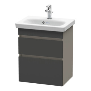 Duravit Waschtischunterschrank Com DuraStyle 50x36,8cm, gra m/bas ma, 2 SchKa., wandhängend