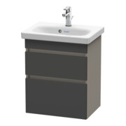 Duravit Waschtischunterschrank Com DuraStyle 50x36,8cm, gra m/bas ma, 2 SchKa., wandhängend