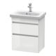 Duravit Waschtischunterschrank Com DuraStyle 50x36,8cm, gra m/we ma, 2 SchKa., wandhängend