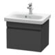 Duravit Waschtischunterschrank Com DuraStyle 50x36,8cm, graphit matt, 1 Auszug-1