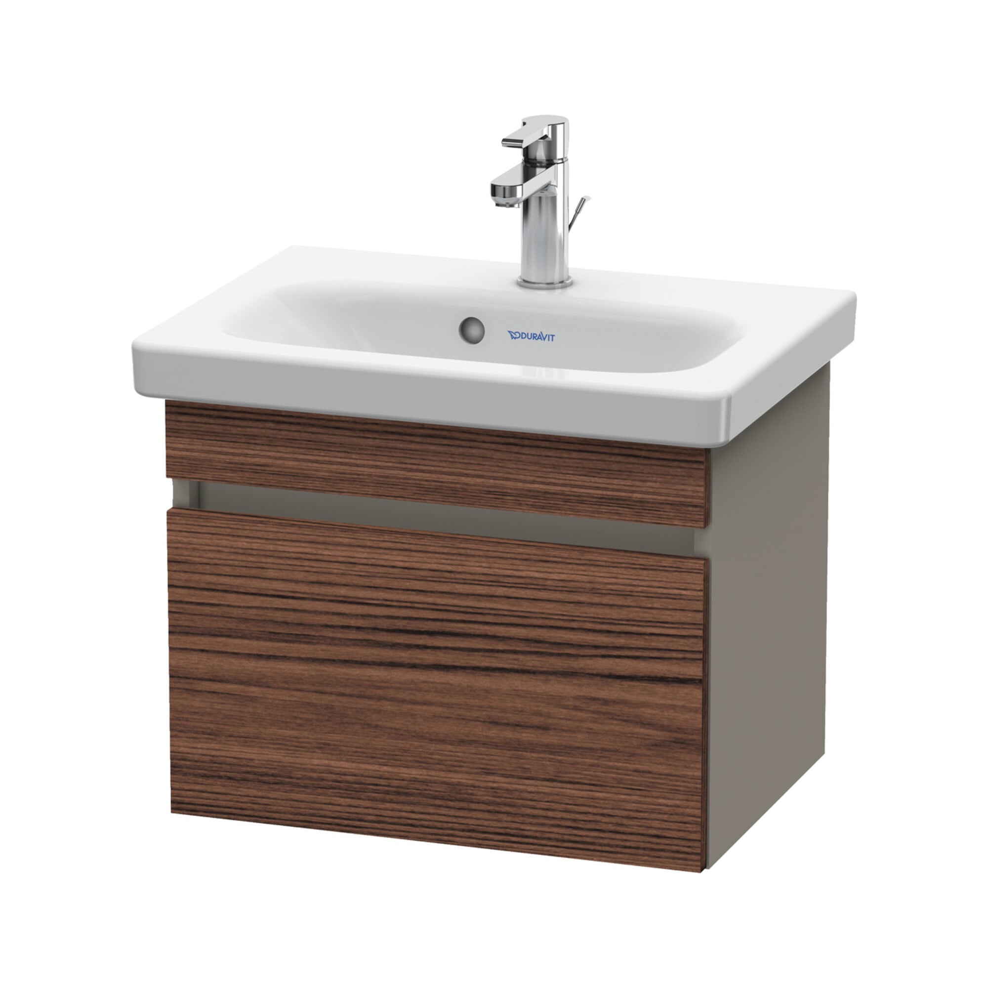 Duravit Waschtischunterschrank Com DuraStyle 50x36,8cm, N dunk./basalt ma, 1 Ausz.