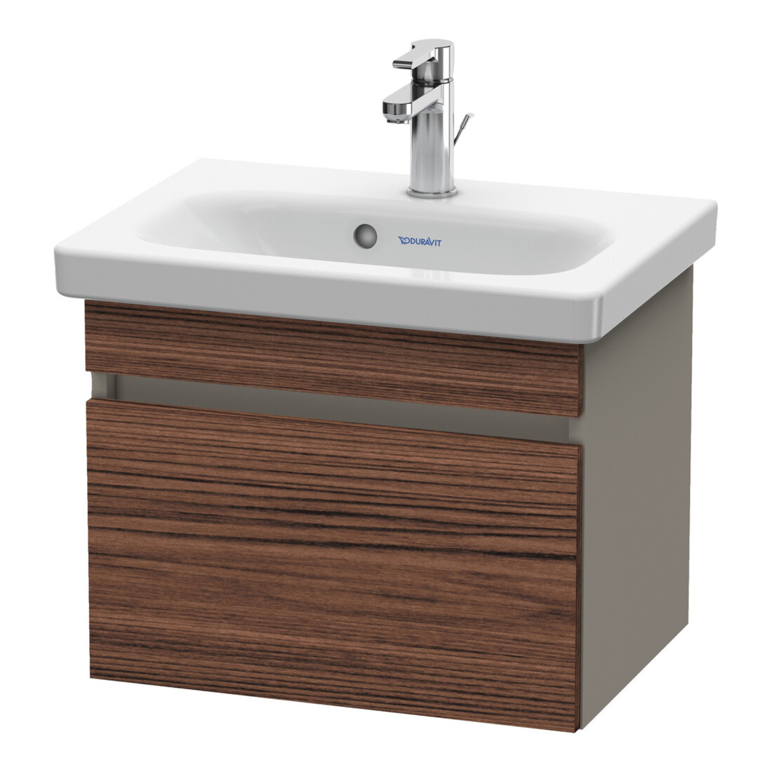 Duravit Waschtischunterschrank Com DuraStyle 50x36,8cm, N dunk./basalt ma, 1 Ausz.