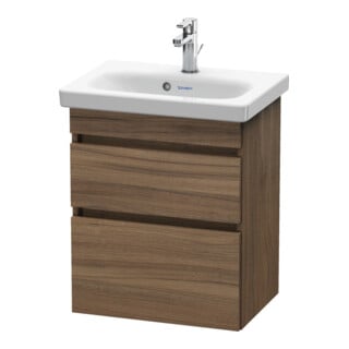 Duravit Waschtischunterschrank Com DuraStyle 50x36,8cm, Nussb Nat, 2 SchKa., wandhängend