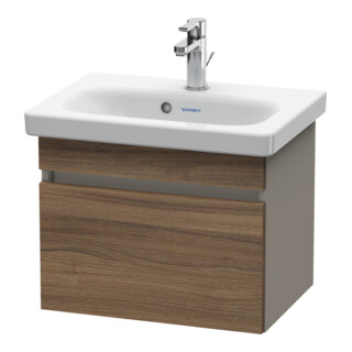 Duravit Waschtischunterschrank Com DuraStyle 50x36,8cm, Nussb nat/b matt, 1 Auszug