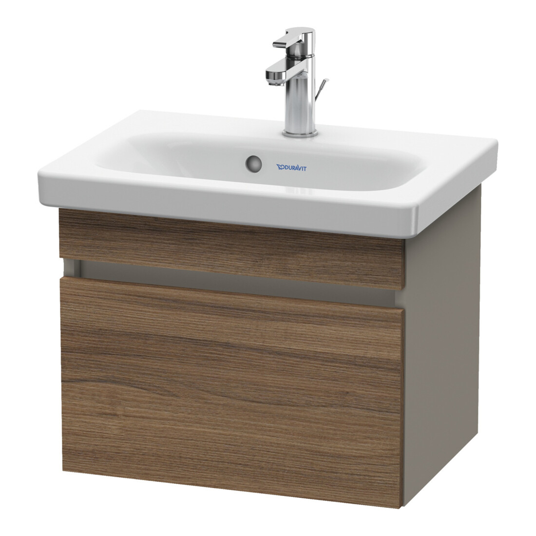 Duravit Waschtischunterschrank Com DuraStyle 50x36,8cm, Nussb nat/b matt, 1 Auszug