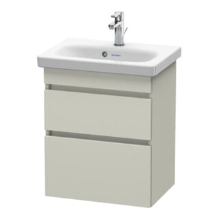 Duravit Waschtischunterschrank Com DuraStyle 50x36,8cm, Tau, 2 SchKa., wandhängend
