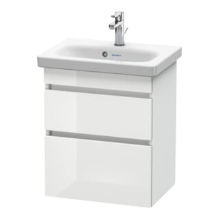 Duravit Waschtischunterschrank Com DuraStyle 50x36,8cm, w hgl/we ma, 2 SchKa., wandhängend