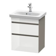Duravit Waschtischunterschrank Com DuraStyle 50x36,8cm, we. hg/b ma, 2 SchKa., wandhängend