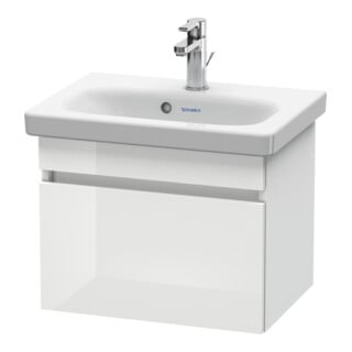 Duravit Waschtischunterschrank Com DuraStyle 50x36,8cm, we. hgl/we matt, 1 Auszug