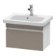 Duravit Waschtischunterschrank Com DuraStyle 58x36,8cm, bas. matt/weiß matt, 1 Auszug