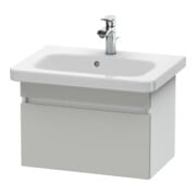 Duravit Waschtischunterschrank Com DuraStyle 58x36,8cm, betongrau/weiß matt, 1 Auszug-1