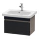 Duravit Waschtischunterschrank Com DuraStyle 58x36,8cm, Ei sw/Basalt matt, 1 Auszug-1