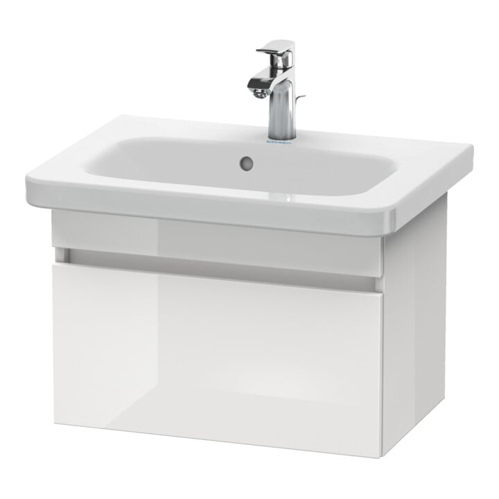 Duravit Waschtischunterschrank Com DuraStyle 58x36,8cm, Ei sw/Basalt matt, 1 Auszug