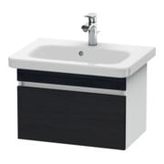 Duravit Waschtischunterschrank Com DuraStyle 58x36,8cm, Ei sw/we matt, 1 Auszug