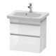 Duravit Waschtischunterschrank Com DuraStyle 58x36,8cm, gra m/bas ma, 2 SchKa., wandhängend