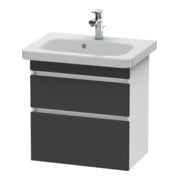 Duravit Waschtischunterschrank Com DuraStyle 58x36,8cm, gra m/we ma, 2 SchKa., wandhängend