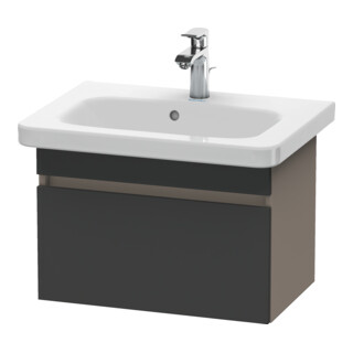 Duravit Waschtischunterschrank Com DuraStyle 58x36,8cm, graph m/bas matt, 1 Auszug