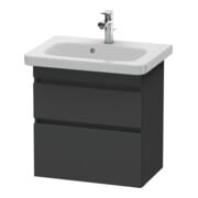 Duravit Waschtischunterschrank Com DuraStyle 58x36,8cm, graph ma, 2 SchKa., wandhängend