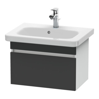 Duravit Waschtischunterschrank Com DuraStyle 58x36,8cm, graph matt/we matt, 1 Auszug