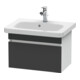 Duravit Waschtischunterschrank Com DuraStyle 58x36,8cm, graph matt/we matt, 1 Auszug
