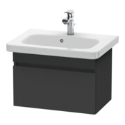 Duravit Waschtischunterschrank Com DuraStyle 58x36,8cm, graphit matt, 1 Auszug