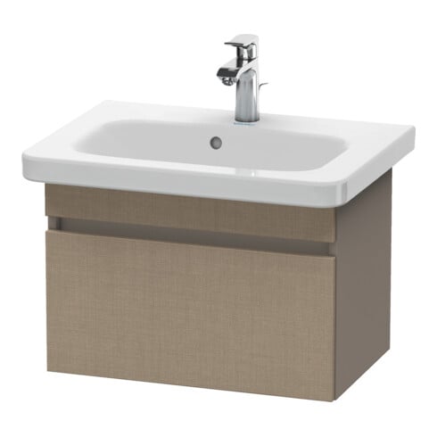 Duravit Waschtischunterschrank Com DuraStyle 58x36,8cm, leinen/basalt matt, 1 Auszug