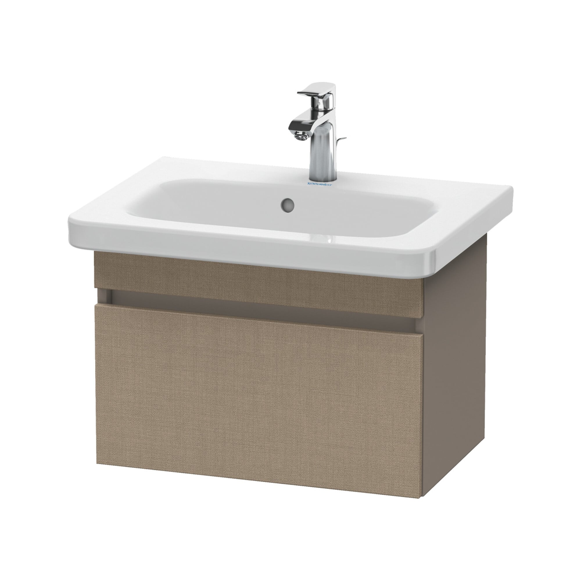 Duravit Waschtischunterschrank Com DuraStyle 58x36,8cm, leinen/basalt matt, 1 Auszug