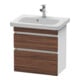 Duravit Waschtischunterschrank Com DuraStyle 58x36,8cm, N dk/we ma, 2 SchKa., wandhängend-1