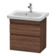 Duravit Waschtischunterschrank Com DuraStyle 58x36,8cm, Nussb dkl., 2 SchKa., wandhängend-1