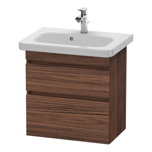 Duravit Waschtischunterschrank Com DuraStyle 58x36,8cm, Nussb dkl., 2 SchKa., wandhängend