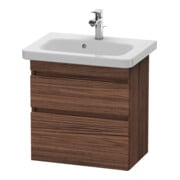 Duravit Waschtischunterschrank Com DuraStyle 58x36,8cm, Nussb dkl., 2 SchKa., wandhängend