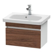 Duravit Waschtischunterschrank Com DuraStyle 58x36,8cm, Nussb dunk./weiß ma, 1 Auszug-1