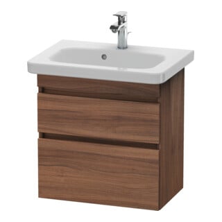 Duravit Waschtischunterschrank Com DuraStyle 58x36,8cm, Nussb Nat, 2 SchKa., wandhängend