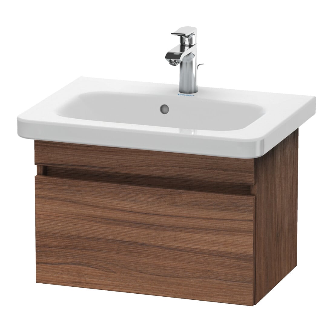 Duravit Waschtischunterschrank Com DuraStyle 58x36,8cm, nussbaum natur, 1 Auszug
