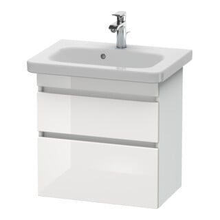 Duravit Waschtischunterschrank Com DuraStyle 58x36,8cm, w hgl/we ma, 2 SchKa., wandhängend