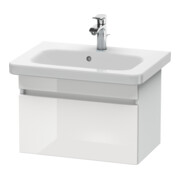Duravit Waschtischunterschrank Com DuraStyle 58x36,8cm, we. hgl/we matt, 1 Auszug-1