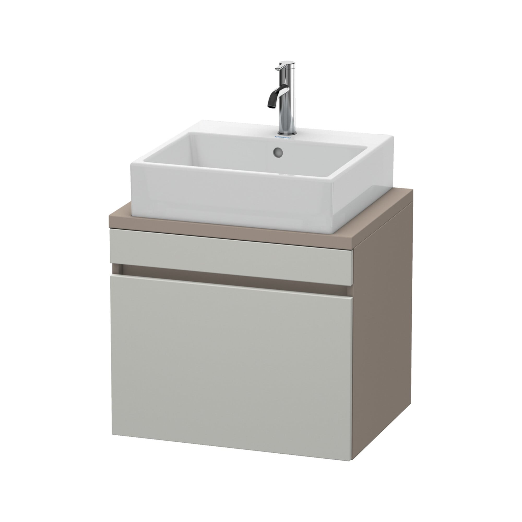 Duravit Waschtischunterschrank Com DuraStyle 60x47,8cm, betg/ba ma, f Kons, 1 Ausz.