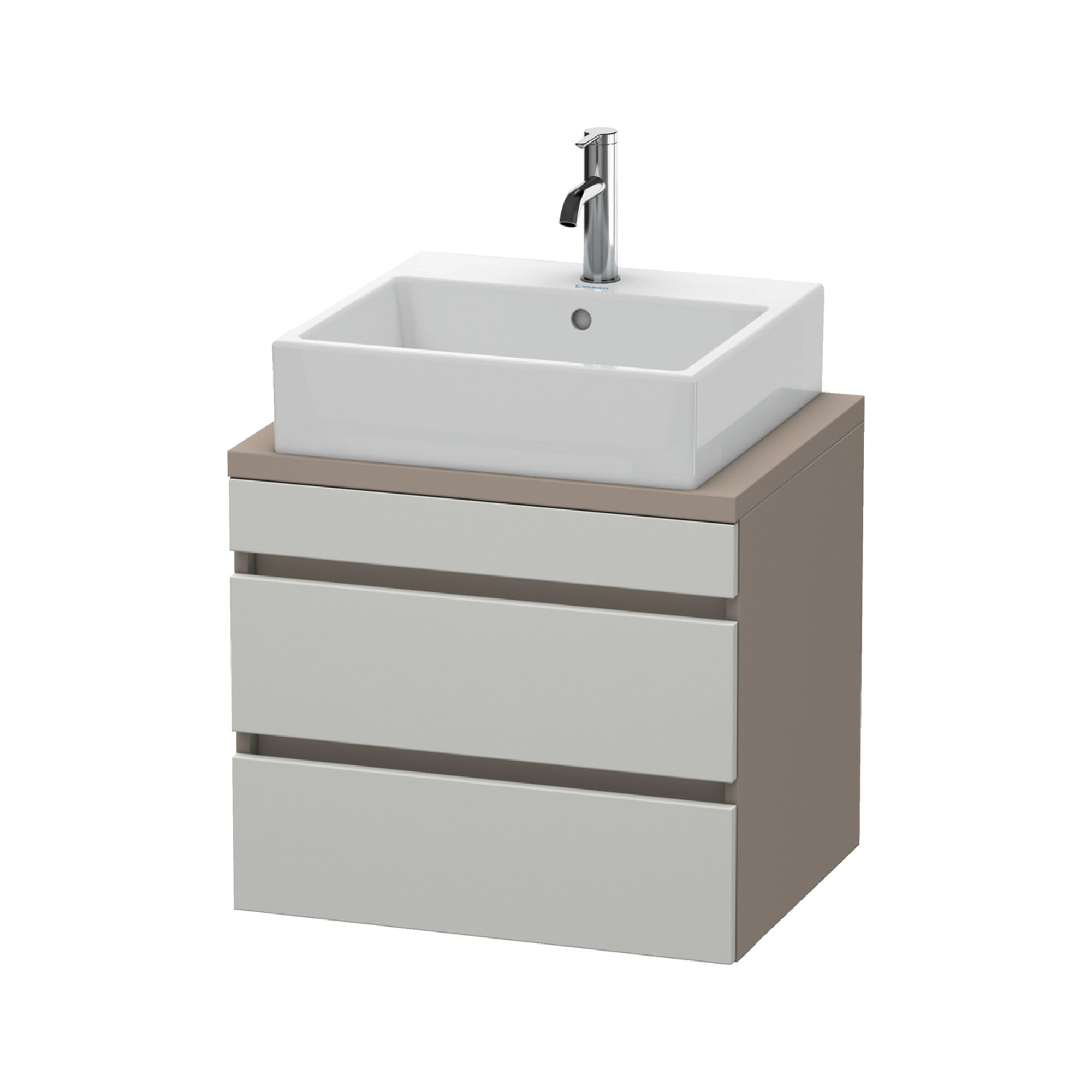 Duravit Waschtischunterschrank Com DuraStyle 60x47,8cm, betg/ba ma, f Kons, 2 Schub.