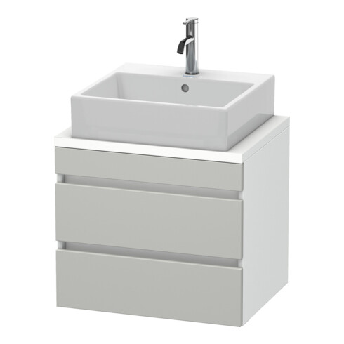 Duravit Waschtischunterschrank Com DuraStyle 60x47,8cm, betgr/we ma, f Kons, 2 Schub.