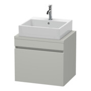 Duravit Waschtischunterschrank Com DuraStyle 60x47,8cm, betongr ma, f Kons, 1 Auszug