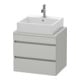 Duravit Waschtischunterschrank Com DuraStyle 60x47,8cm, betongr ma, f Kons, 2 Schub.-1