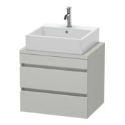 Duravit Waschtischunterschrank Com DuraStyle 60x47,8cm, betongr ma, f Kons, 2 Schub.