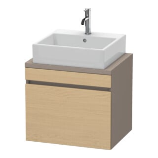 Duravit Waschtischunterschrank Com DuraStyle 60x47,8cm, Ei nat/b ma, f Kons, 1 Auszug