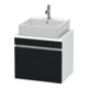 Duravit Waschtischunterschrank Com DuraStyle 60x47,8cm, Ei sw/we ma, f Kons, 1 Auszug-1
