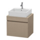 Duravit Waschtischunterschrank Com DuraStyle 60x47,8cm, leinen, für Konsole, 1 Auszug-1