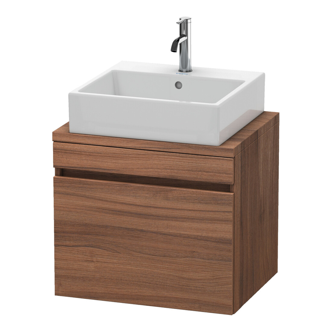 Duravit Waschtischunterschrank Com DuraStyle 60x47,8cm, Nussb Nat, f Kons, 1 Auszug